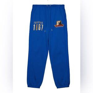 Mitchell & Ness Royal Blue Morgan State University Fleece Sweatpants Sm HBCU NWT